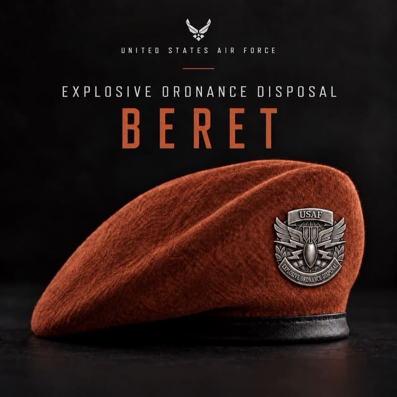USAF EOD Finally Gets Their Beret USAF EOD Finally Gets Their Beret