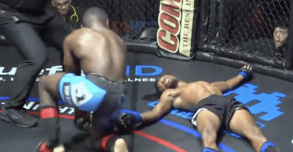 Video: Dwjuan White scores scary knockout with shocking slam Video: Dwjuan White scores scary knockout with shocking slam