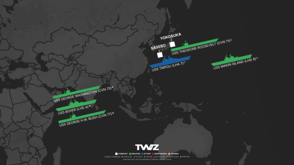 Where Are The Aircraft Carriers?: October 17, 2026 Where Are The Aircraft Carriers?: October 17, 2026