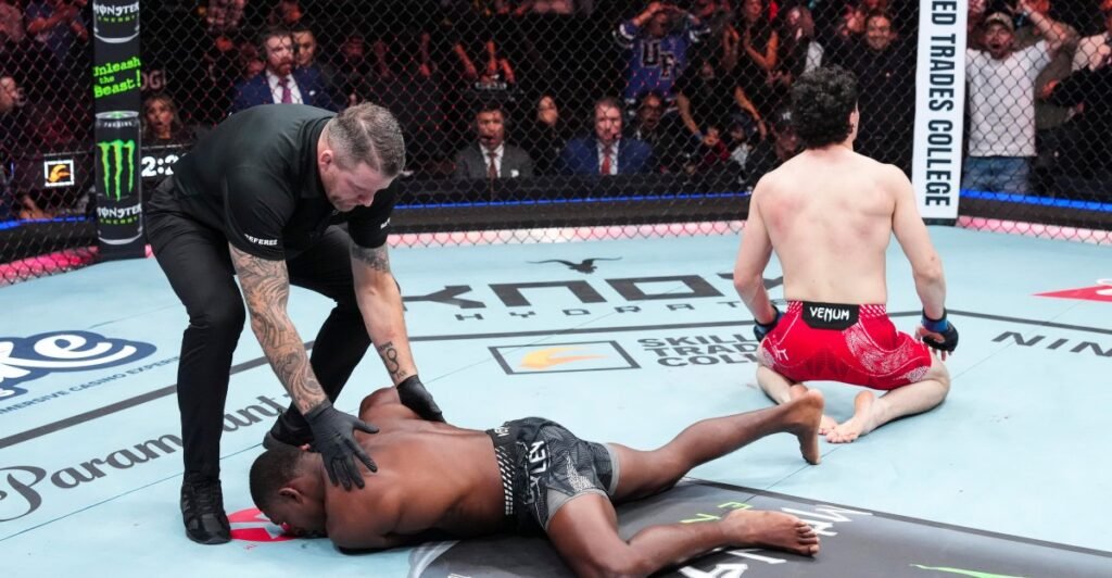 ‘That’s got to be AI’ - Shocked Joaquin Buckley reacts to video of his KO loss at UFC Edmonton